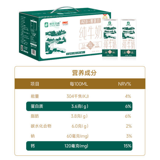 良西农场3.6纯牛奶200ML*10盒 商品图2