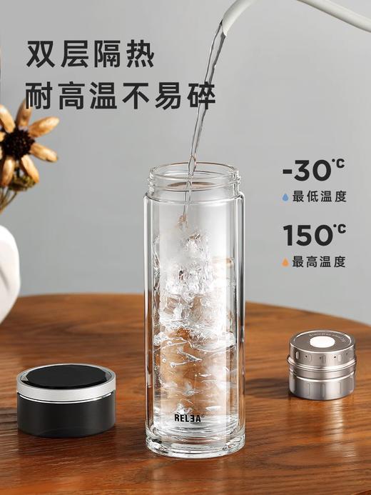 物生物酷睿磁吸智能温显玻璃杯水杯320ML 商品图3