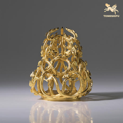 铜师傅《哪吒之魔童闹海》正版授权 九龙神火罩 潮玩铜摆件周边 商品图1