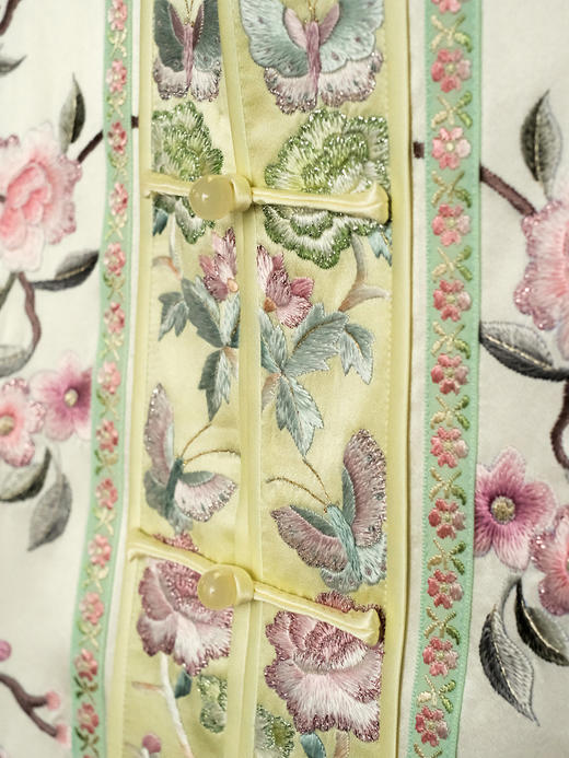 盛唐牡丹大师系列| 重缎手绣牡丹马甲 商品图1