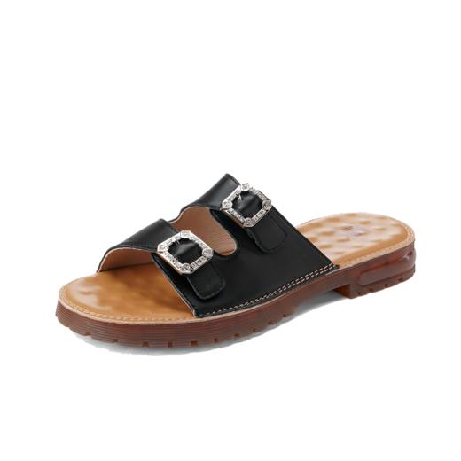 【夏季新款】西村名物2025年夏季新款舒适平底包脚露趾后空拖鞋T25BJ20741 商品图10