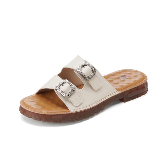 【夏季新款】西村名物2025年夏季新款舒适平底包脚露趾后空拖鞋T25BJ20741 商品图11