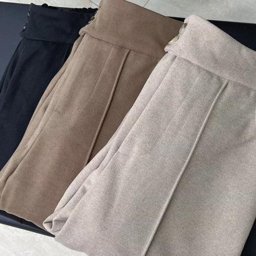 已停发，预计3.4日发【诗铭洛可】W745 烟管裤秋冬毛呢两粒扣九分西装裤 商品图3