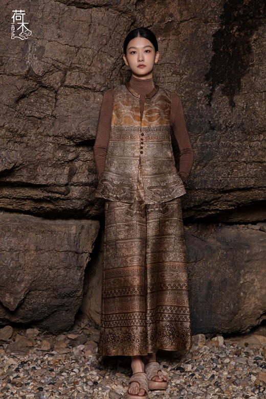 荷木HEMU丨神王之徽·宽腿裤 商品图0