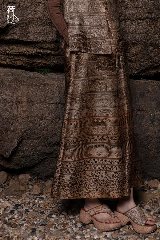 荷木HEMU丨神王之徽·宽腿裤 商品图1