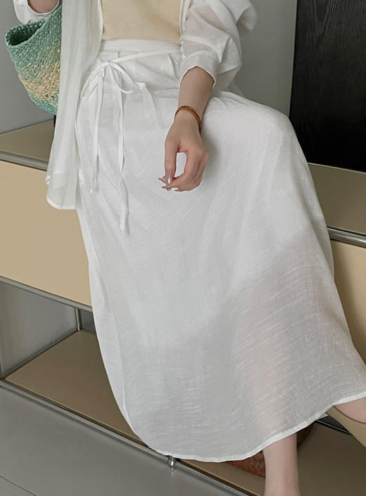 凉爽透气高腰文艺飘飘裙 商品图3