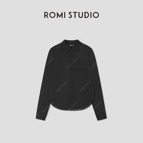 ROMI STUDIO“去繁就简”100%亚麻高级感老钱风轻薄衬衣 RWCRSW3793