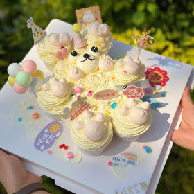 小熊纸杯蛋糕（卡片随机装饰）