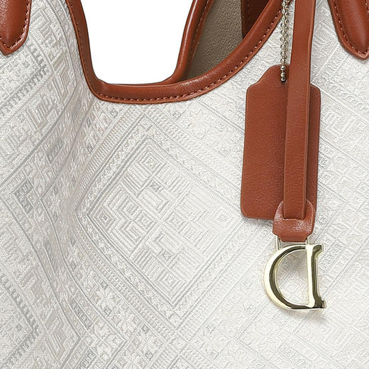 壮锦-素白大托特包 商品图2