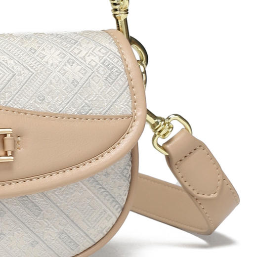 壮锦-斜挎马鞍包 商品图1