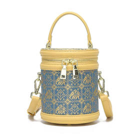 壮锦-万象更新发财桶包