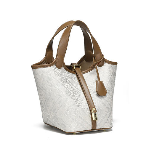 壮锦-素白菜篮子包 商品图0