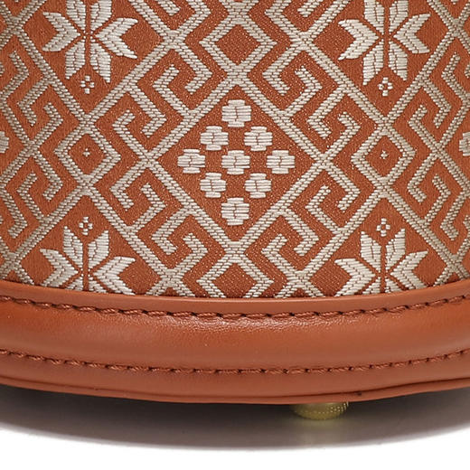 壮锦-故宫纹发财桶包 商品图2