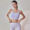【限时秒】YOGACODE【火树银花系列】细肩带瑜伽背心固定杯中强度运动内衣吊带美背瑜伽文胸DSB602 商品缩略图0