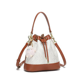 壮锦-素白福袋包