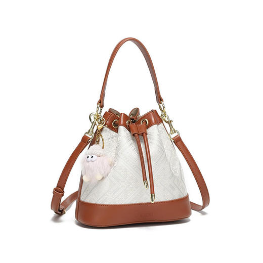 壮锦-素白福袋包 商品图0