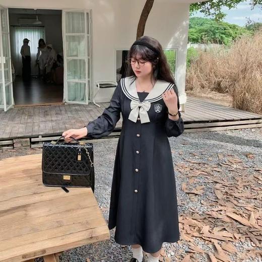 超级福利【诗铭洛可】2026XC7807 海军领连衣裙 商品图1