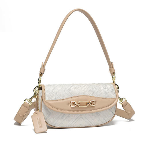 壮锦-斜挎马鞍包 商品图0