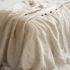 伽罗生活可水洗纯色宽格亚麻被子法国雨露麻夏凉被空调被薄被盖毯 商品缩略图3