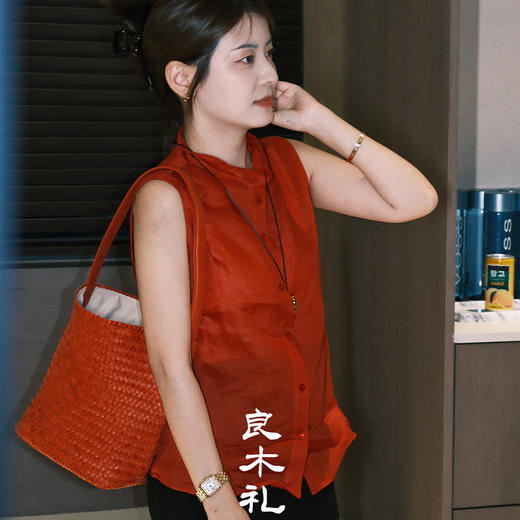 【不退不换】良木礼亚麻衬衫（7982） 商品图4