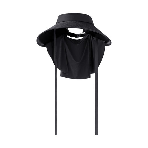 【秒杀！26.9！夏上新！三合一功能防晒神器🔥】加大帽檐+UPF50+强力防护🌞可拆披肩+可折叠设计，骑车出游全搞定！👒加大帽檐遮阳防晒帽 女夏护披肩防紫外线骑车草编空顶太阳帽 可折叠 商品图4