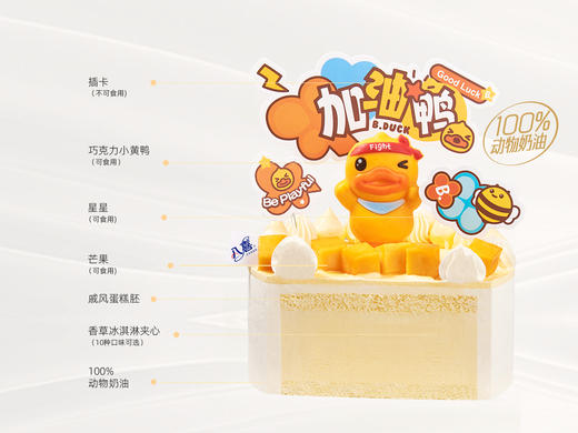 【B.Duck 联名款】冰淇淋/水果生日蛋糕 商品图2