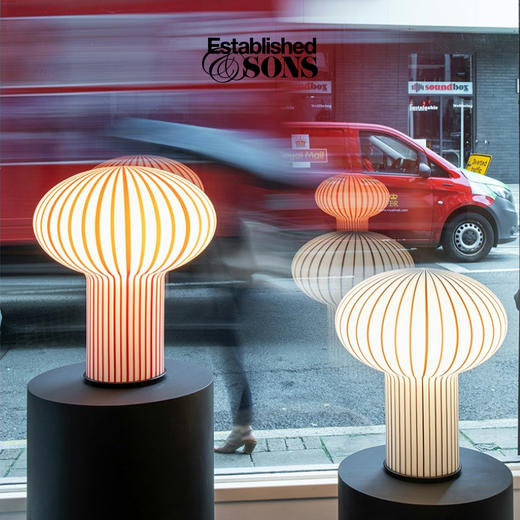 Established&Sons Filigrana 可调光糖果台灯 条纹 英国糖果台灯简约桌面氛围灯 商品图3