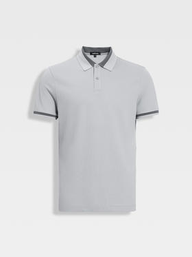 callisto水雾灰小珠地丝绵混纺弹力T恤