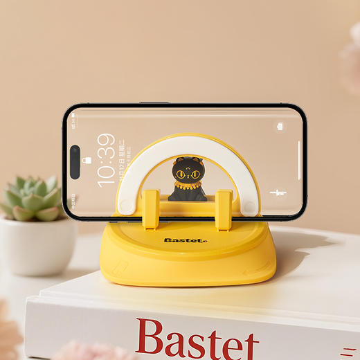 大英博物馆 巴斯特系列 萌猫车载手机支架摆件 商品图1