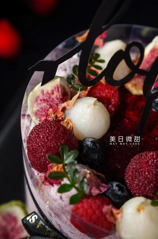 杨梅荔枝蛋糕（抹茶胚）【4106】 商品图2