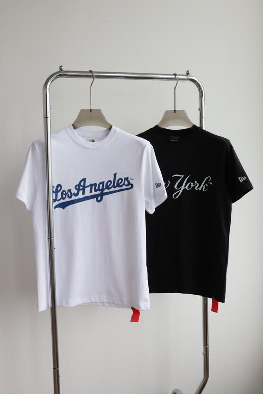 N.ER@ 纽①华 图腾嵌花 情侣款圆领短袖T恤 TX510 商品图0