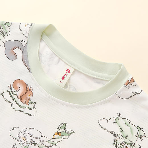 芬腾男童睡衣夏季短袖短裤透气薄款男孩中大童儿童宝宝家居服套装 商品图2