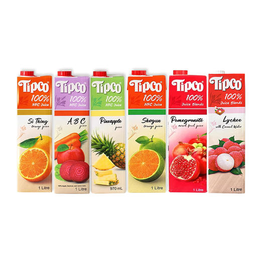 泰国进口Tipco泰宝果汁970ml-1L/盒 商品图5