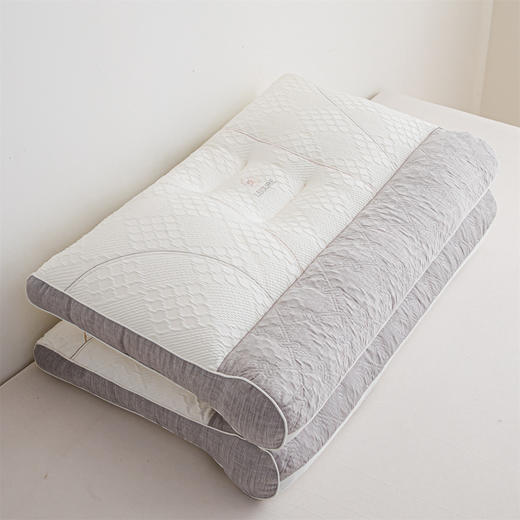 【79元2个】立体压花反牵引护颈枕枕头枕芯 轻养护颈椎护颈枕 商品图4