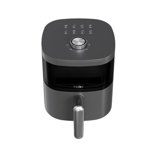 海尔可视空气炸锅 3L1000W大功率360°热风循环透明窗旋钮控制 商品图5