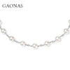 GAONAS  时尚百搭10mm白色珠项链11447XW 商品缩略图2