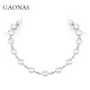 GAONAS  时尚百搭10mm白色珠项链11447XW 商品缩略图0
