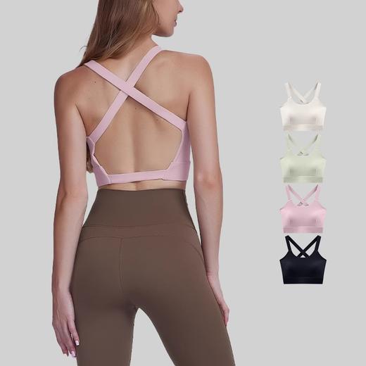 【147元任选3件】跃牌【蚂蚁运动】系列 高强度防下垂胸罩交叉美背心运动瑜伽文胸DBX1387（活动产品，收货7天内支持退换） 商品图2