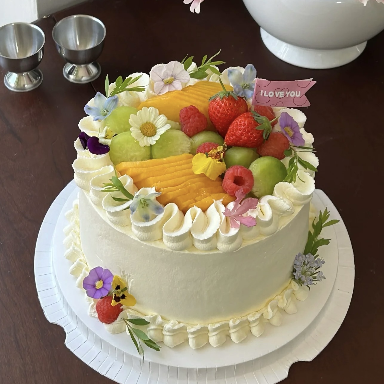 【夏日缤纷】小清新简约水果蛋糕