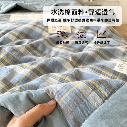 A类无印风水洗棉棉花夏被空调被 商品图3