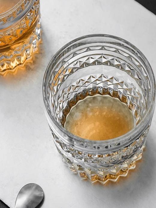 捷克进口BOHEMIA水晶玻璃杯威士忌杯创意套装 家用啤酒杯洋酒杯子波西米亚DIANA威士忌杯320ml 商品图6