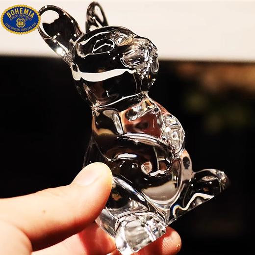 【特惠6折】捷克BOHEMIA进口水晶玻璃桌面可爱家居饰品摆水晶小摆件小乌龟小狗件装饰工艺品送礼物 商品图6