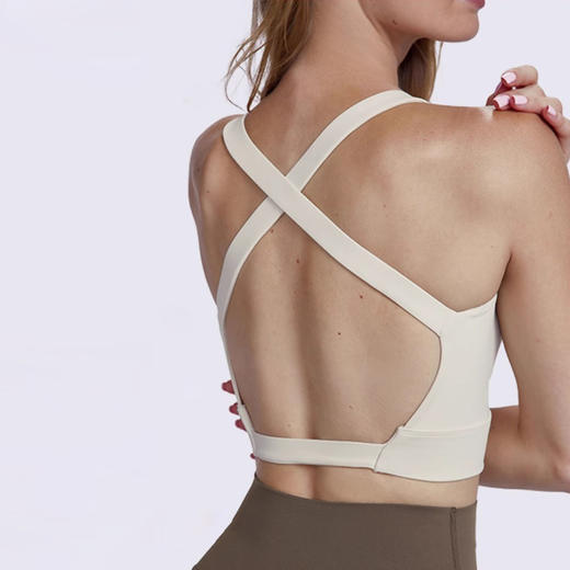 【147元任选3件】跃牌【蚂蚁运动】系列 高强度防下垂胸罩交叉美背心运动瑜伽文胸DBX1387（活动产品，收货7天内支持退换） 商品图0