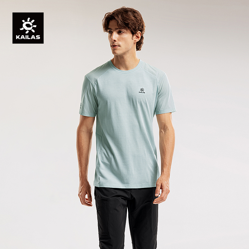 KAILAS凯乐石 男款 XM1美利奴羊毛圆领T恤 KG2517129【Z】