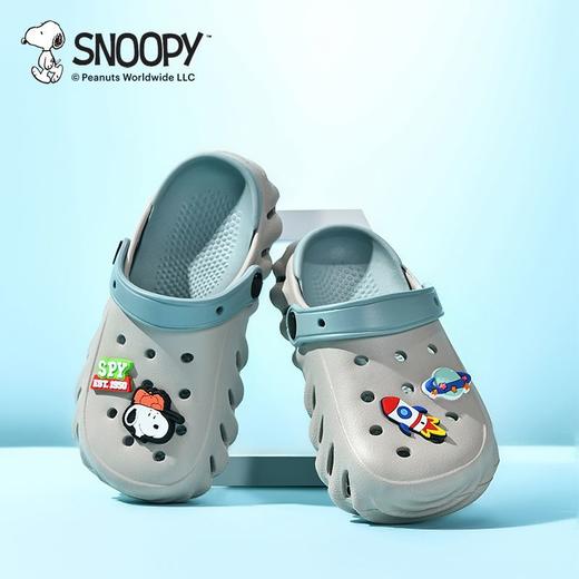 【秒杀】SNOOPY史努比儿童凉鞋软底夏季透气中大童凉拖鞋防滑男童洞洞鞋30-41 商品图4