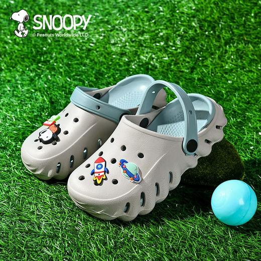 【秒杀】SNOOPY史努比儿童凉鞋软底夏季透气中大童凉拖鞋防滑男童洞洞鞋30-41 商品图6