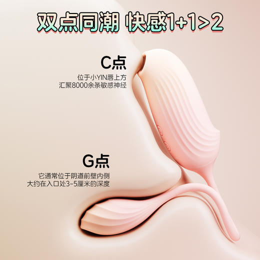 【啵啵来袭!!内震外吸】司沃康啵啵鸟跳蛋女性用品自卫慰器吮吸情趣女孩子爱玩的玩具 商品图2
