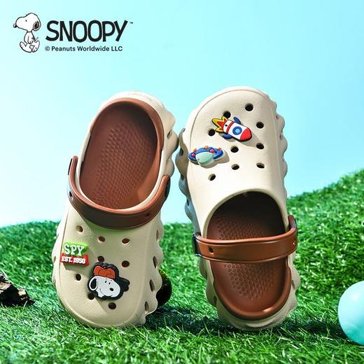 【秒杀】SNOOPY史努比儿童凉鞋软底夏季透气中大童凉拖鞋防滑男童洞洞鞋30-41 商品图9