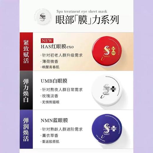 【门店直发】日本进口spa红蛇毒眼膜60片抚平淡化黑圈眼纹贵妇眼贴 商品图1