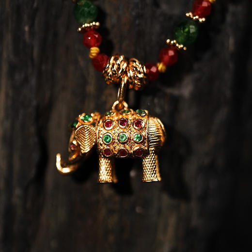 北京仓｜Tityaravy-Gaja-小金象 碧玺 项链［法国设计师］ 商品图4